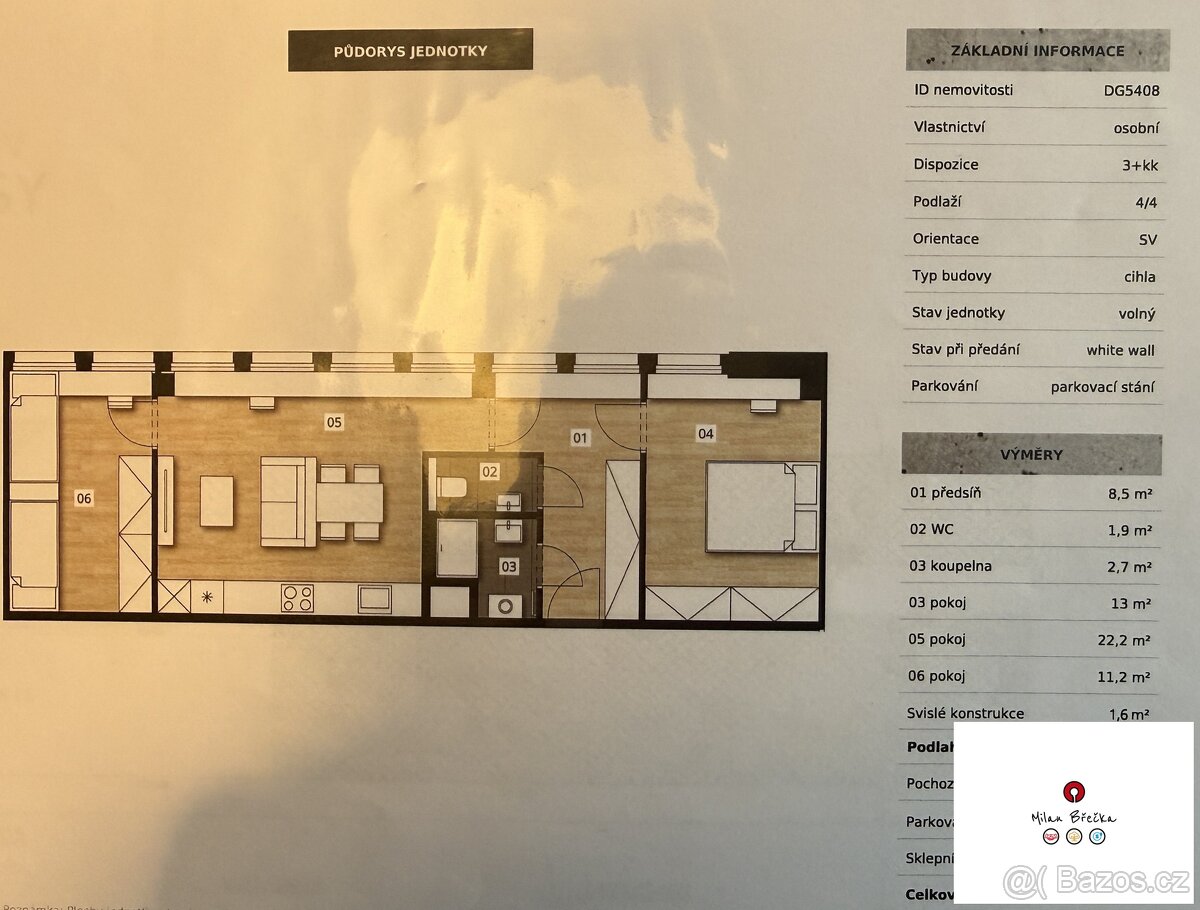 Pronájem bytu 3+kk 61 m², Praha - Vinohrady, ev.č. 00086-1 - 4