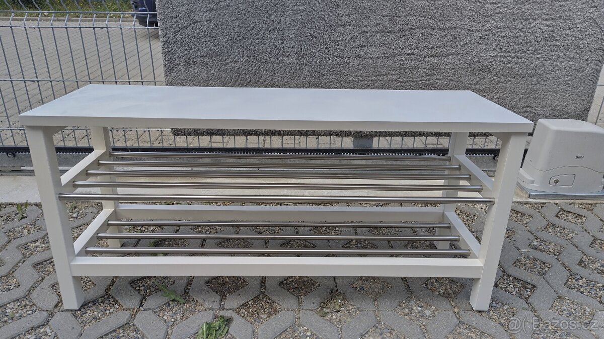 Prodám lavici s botníkem Tjusig 108x34x50 cm - 4
