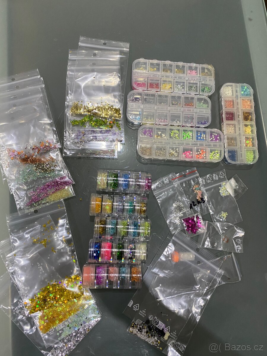 Gely lampa kufr třpytky - 4