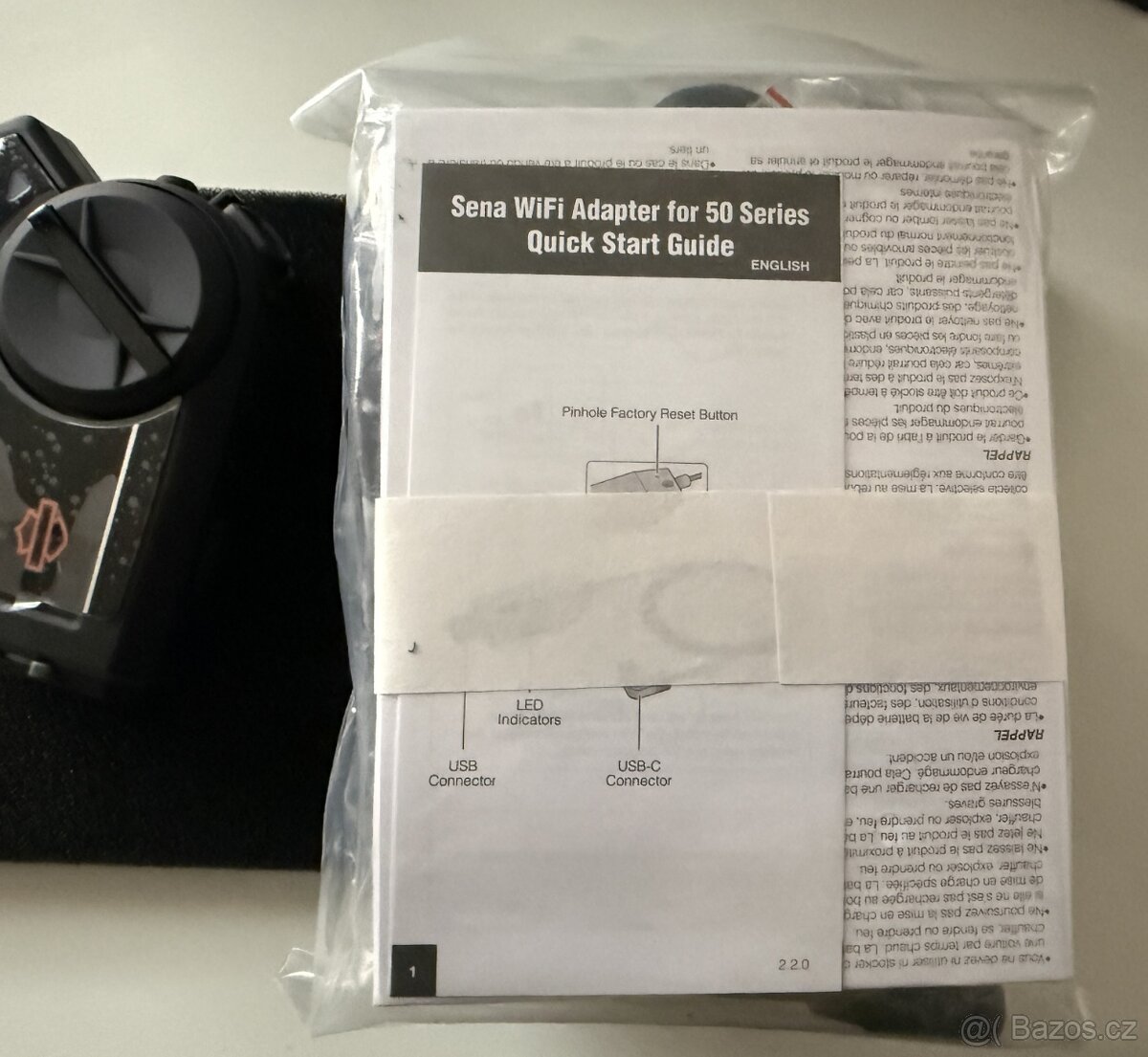 Mesh headset SENA 50C s 4K kamerou - 4