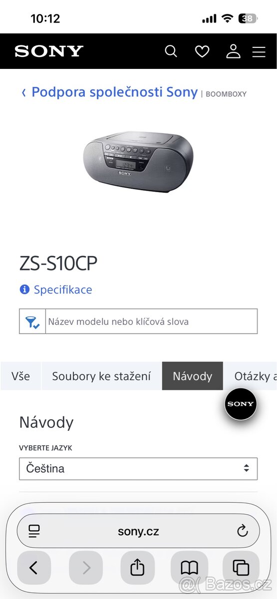 Sony rádio cd MP3 - 4