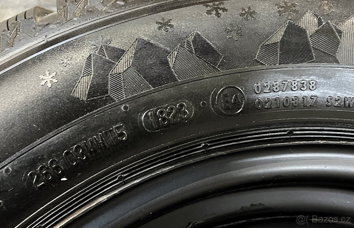 Zimní sada kol 5x110 R15, Semperit SpeedGrip5 195/65 R15 - 4