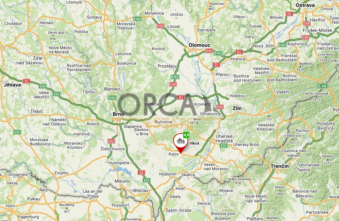 Pozemek v k.ú. Vlkoš u Kyjova - 4