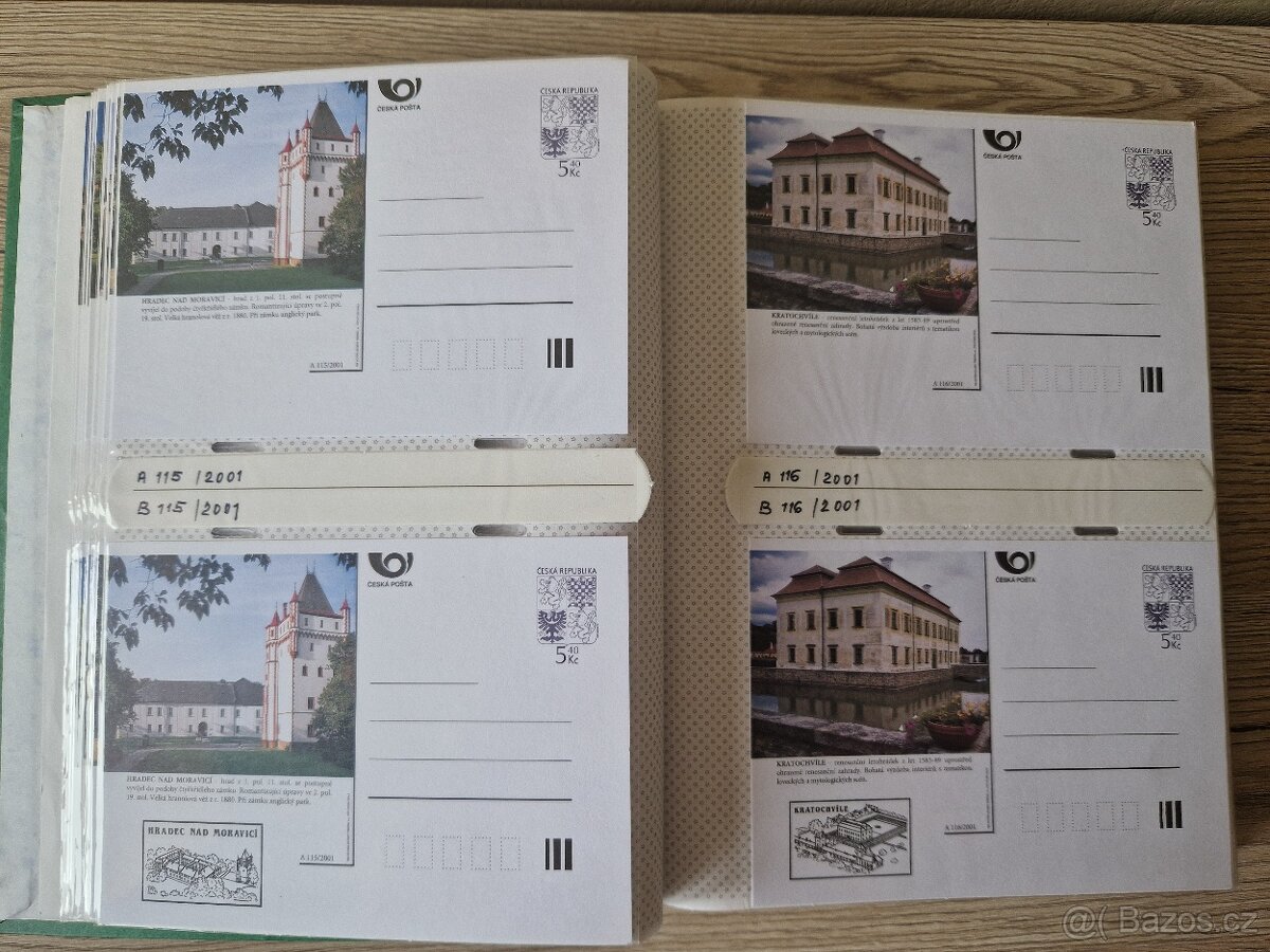 Dopisnice ČR v zásobníku. - 4