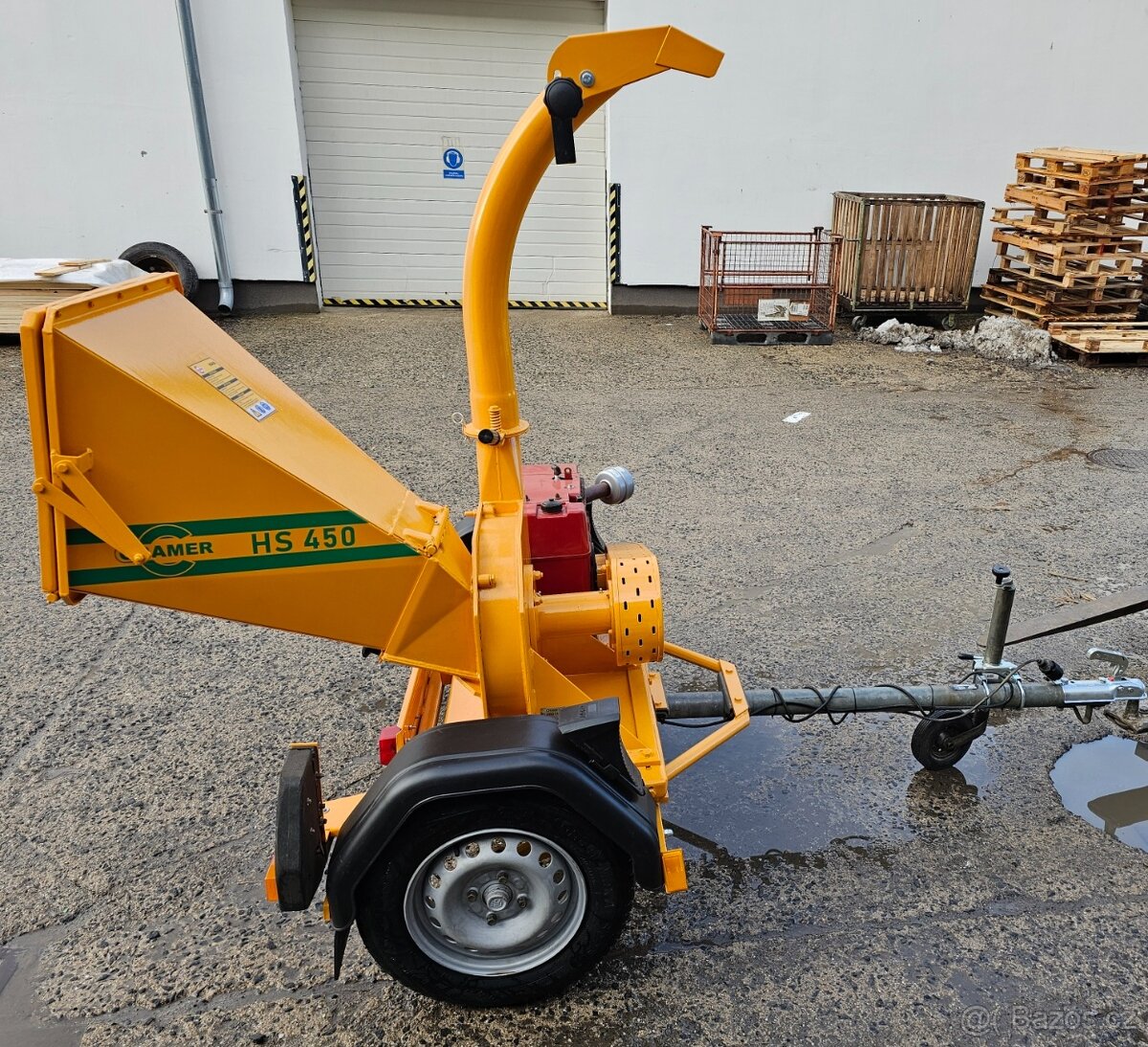 NĚMECKÝ profi ŠTĚPKOVAČ DŘEVA - jako přívěs s SPZ - 4