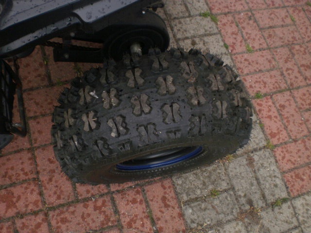 dětská čtyřkolka 125ccm modrá - 4