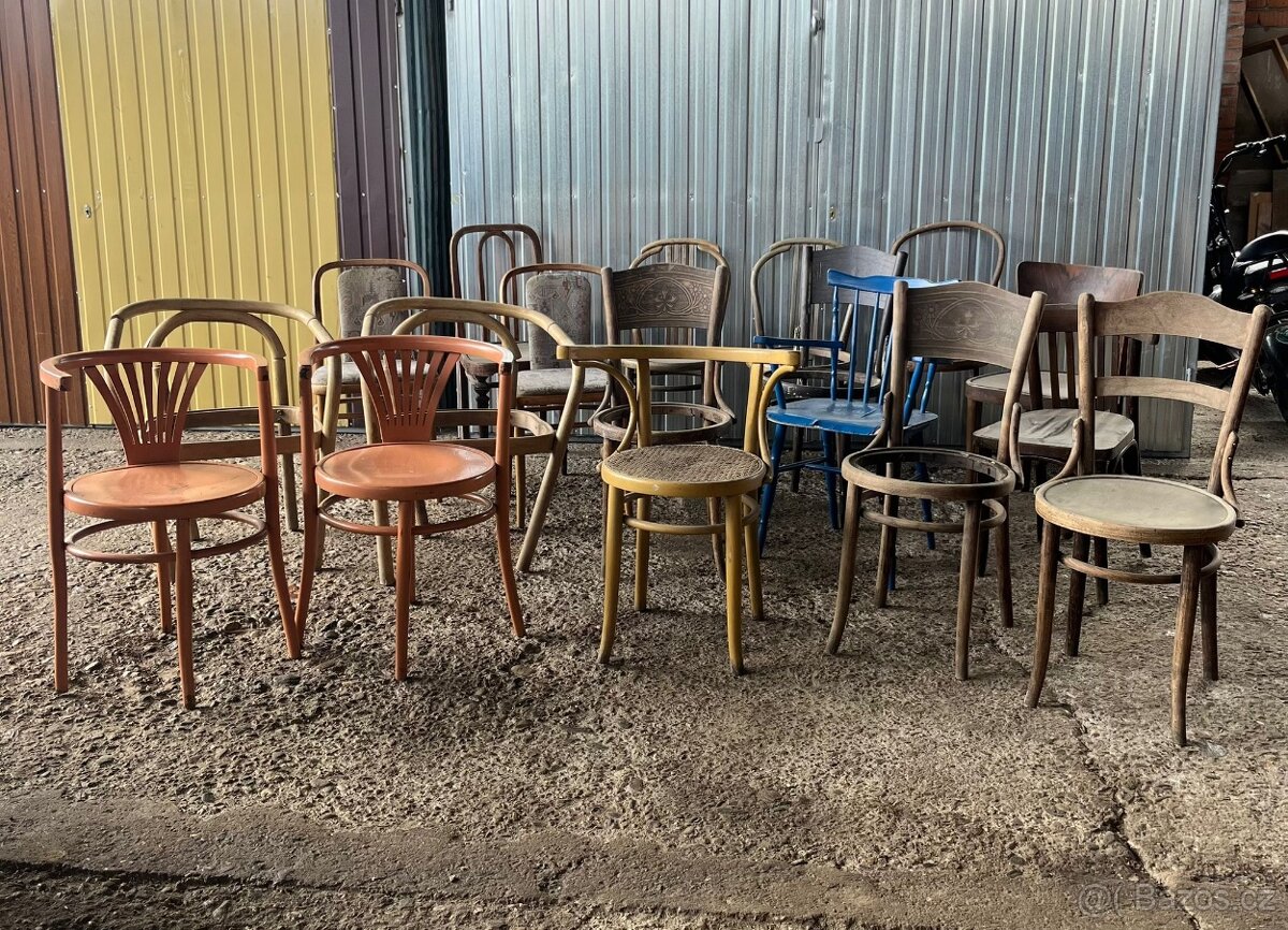 Staré Thonet židle - 4