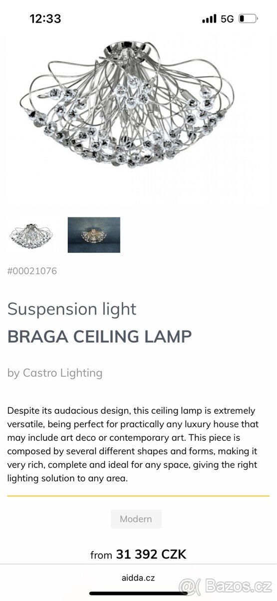 Stropní svítidlo Castro Lighting - 4