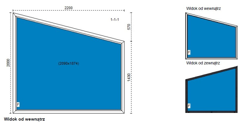 Okno ALuplast 2 ks dvojsklo - 4
