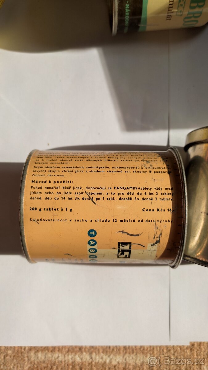 Retro plechovka Pangamin - 4