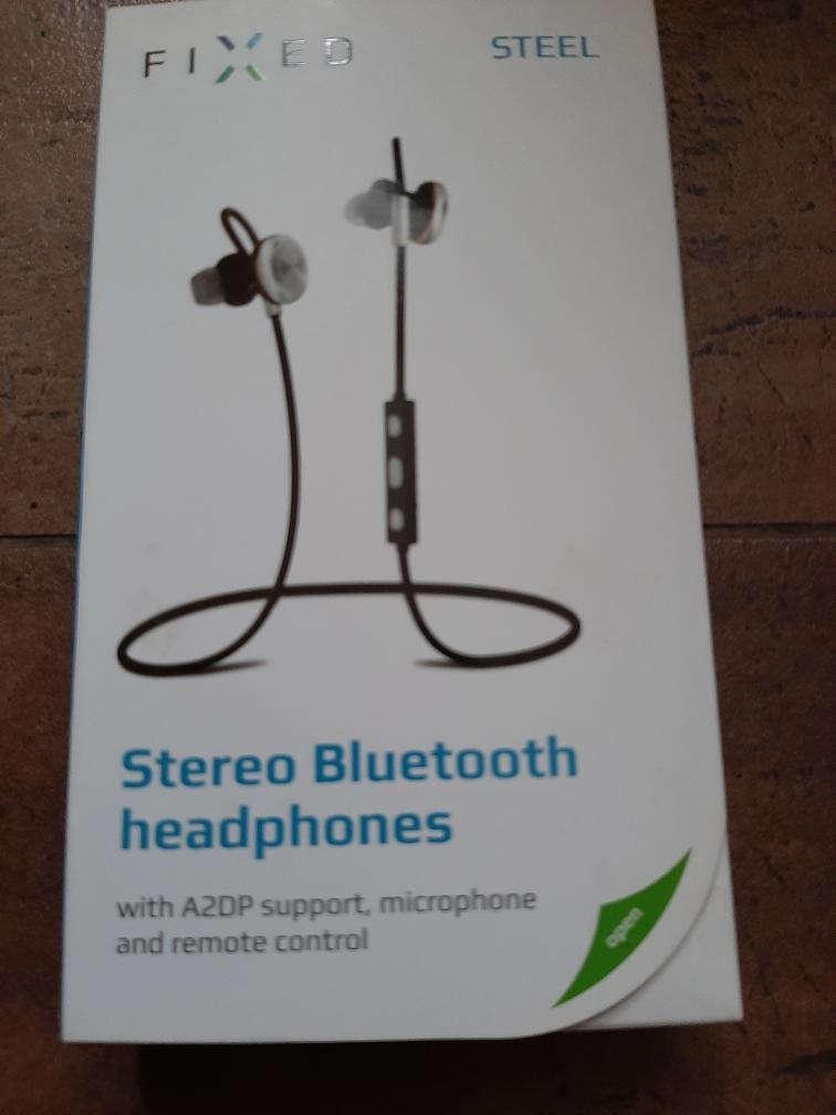 Fixed Bluetooth sluchátka Steel, A2DP, černá, nová - 4