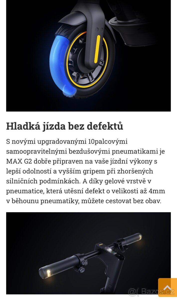 Koloběžka celoodpružená Sageay Max G2 - 4