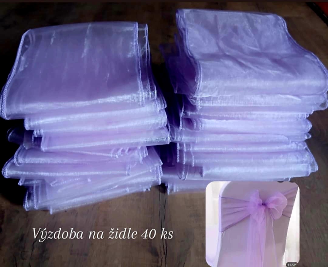 Svatební výzdoba (fialová) - 4