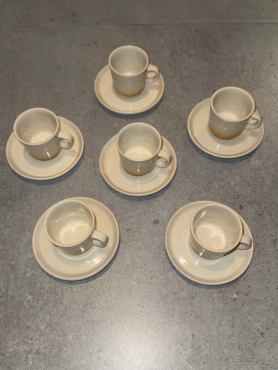 Šálky s podšálky na espresso - 4