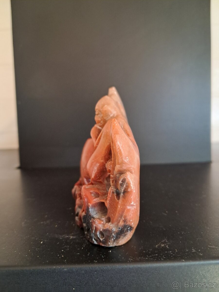 Kamenná mistička s motivem opice - 4