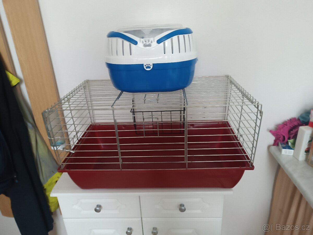 Klec pro králíka / morče + příslušenství - 4