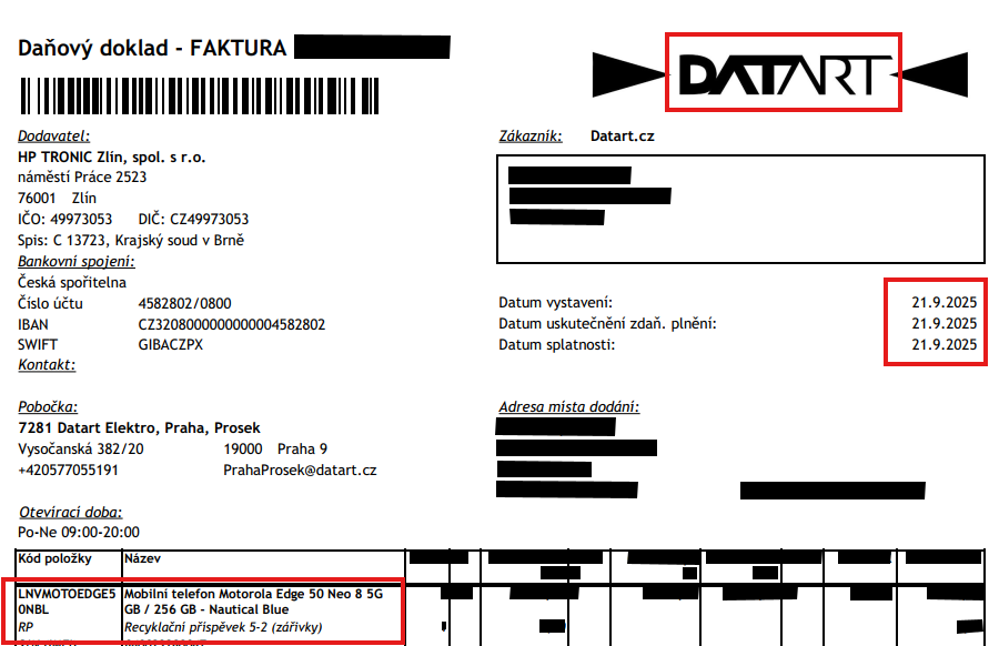 Motorola Edge 50 Neo 256GB NOVÝ. CZ záruka - 4