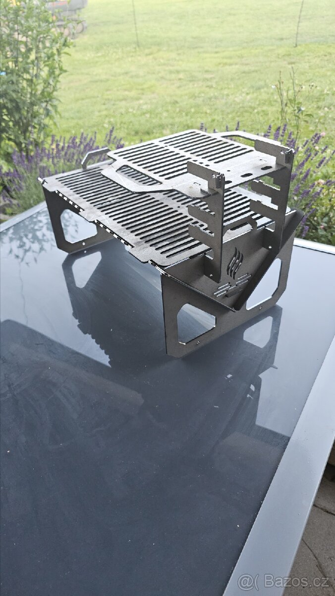 🏕️ Skládacà cestovnà ohniště s grilem – ideálnà do dodávky - 4