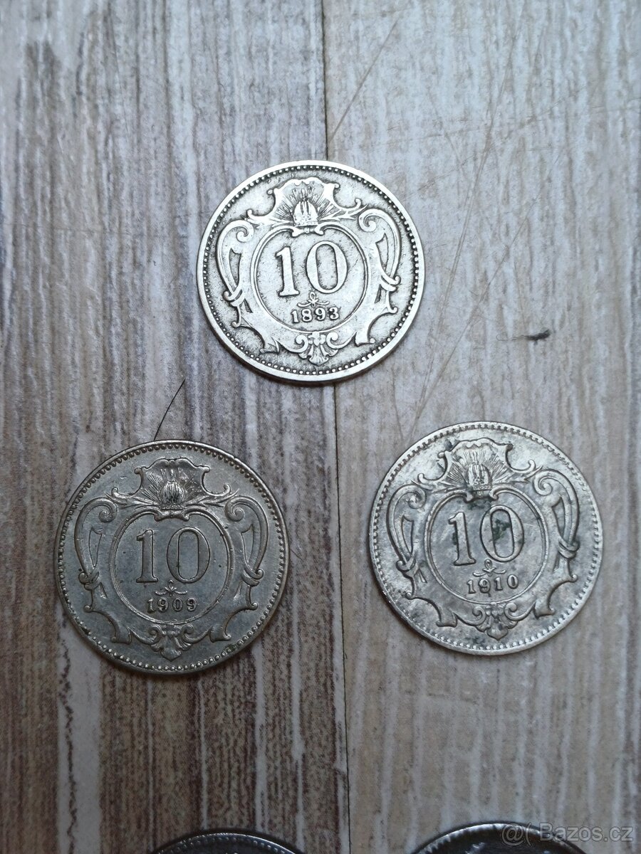 Staré mince R-U různé - 4