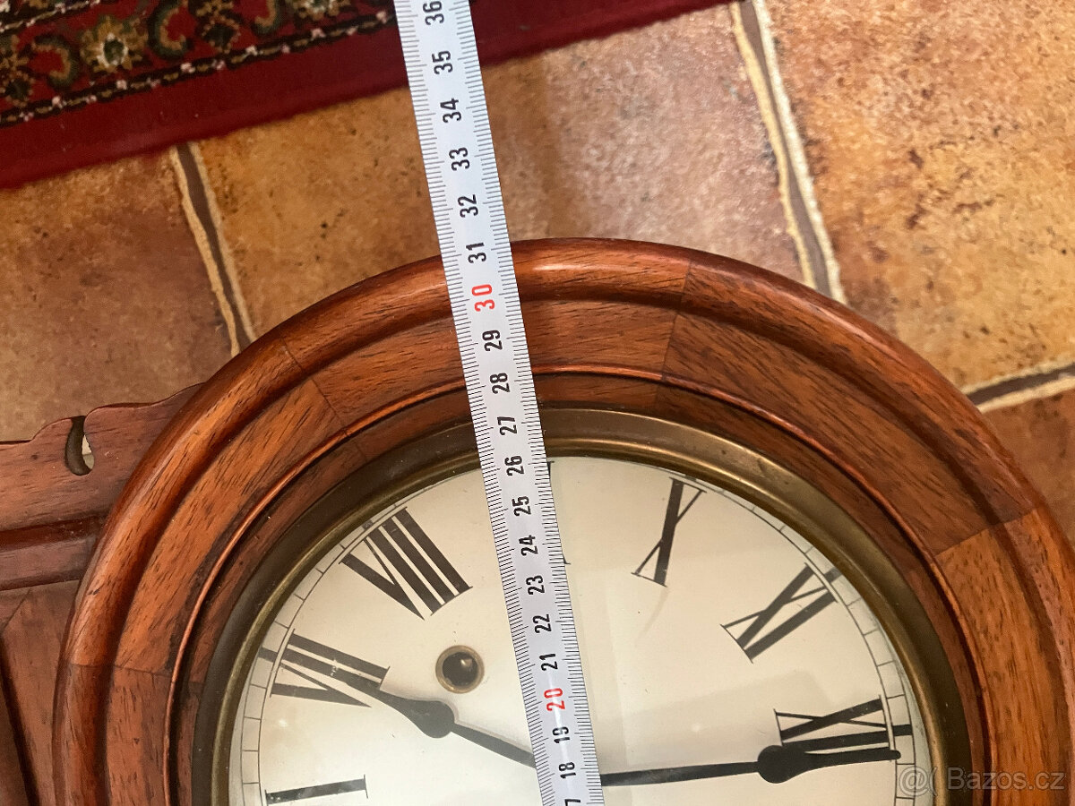 Staré, použité kyvadlové hodiny - 4