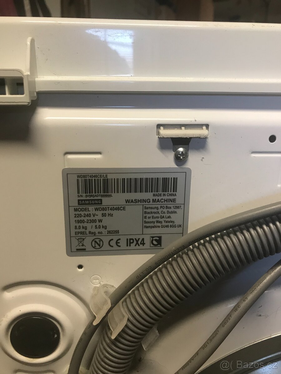 Pračka se sušičkou Samsung WD80T4046CE - 4