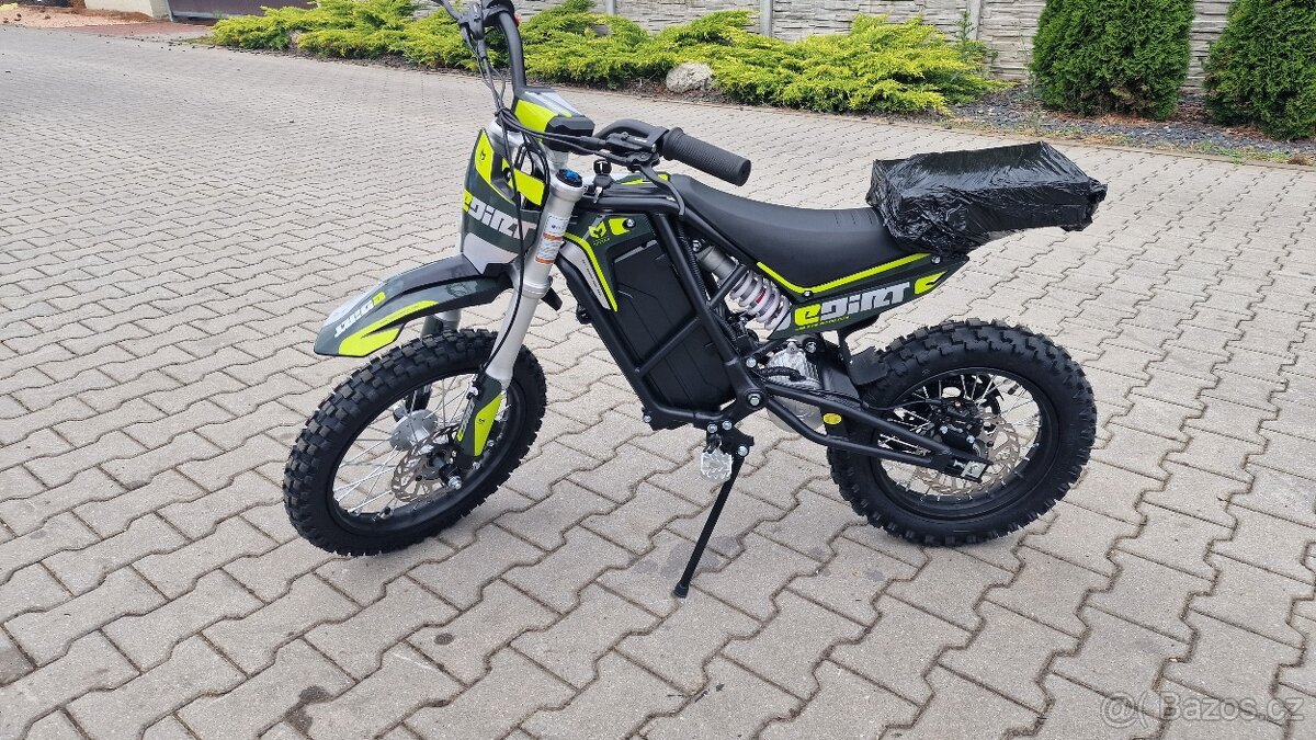 Dětská elektrická motorka MRM eDIRT 2000W 60V kola 14/12 Bat - 4