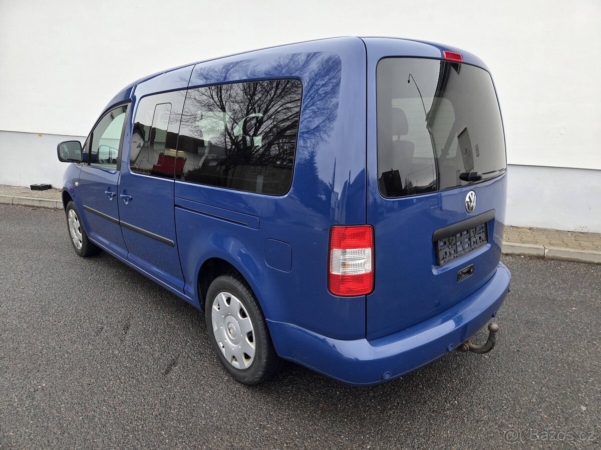 Caddy Maxi 1.9TDI 77kW 7.míst,tažné,serviska,tempomat - 4