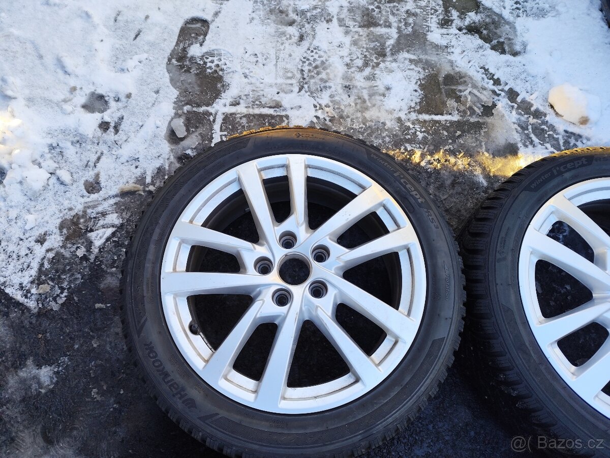 Alu 5 x 112, zimní pneu 205/50/17 - 4
