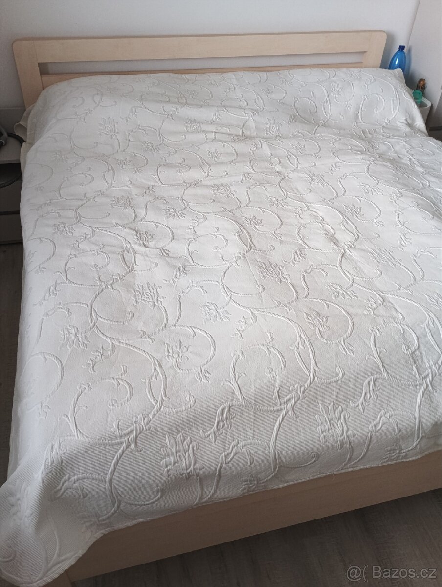 Postel 180x200cm laminát vzhled bříza - 4