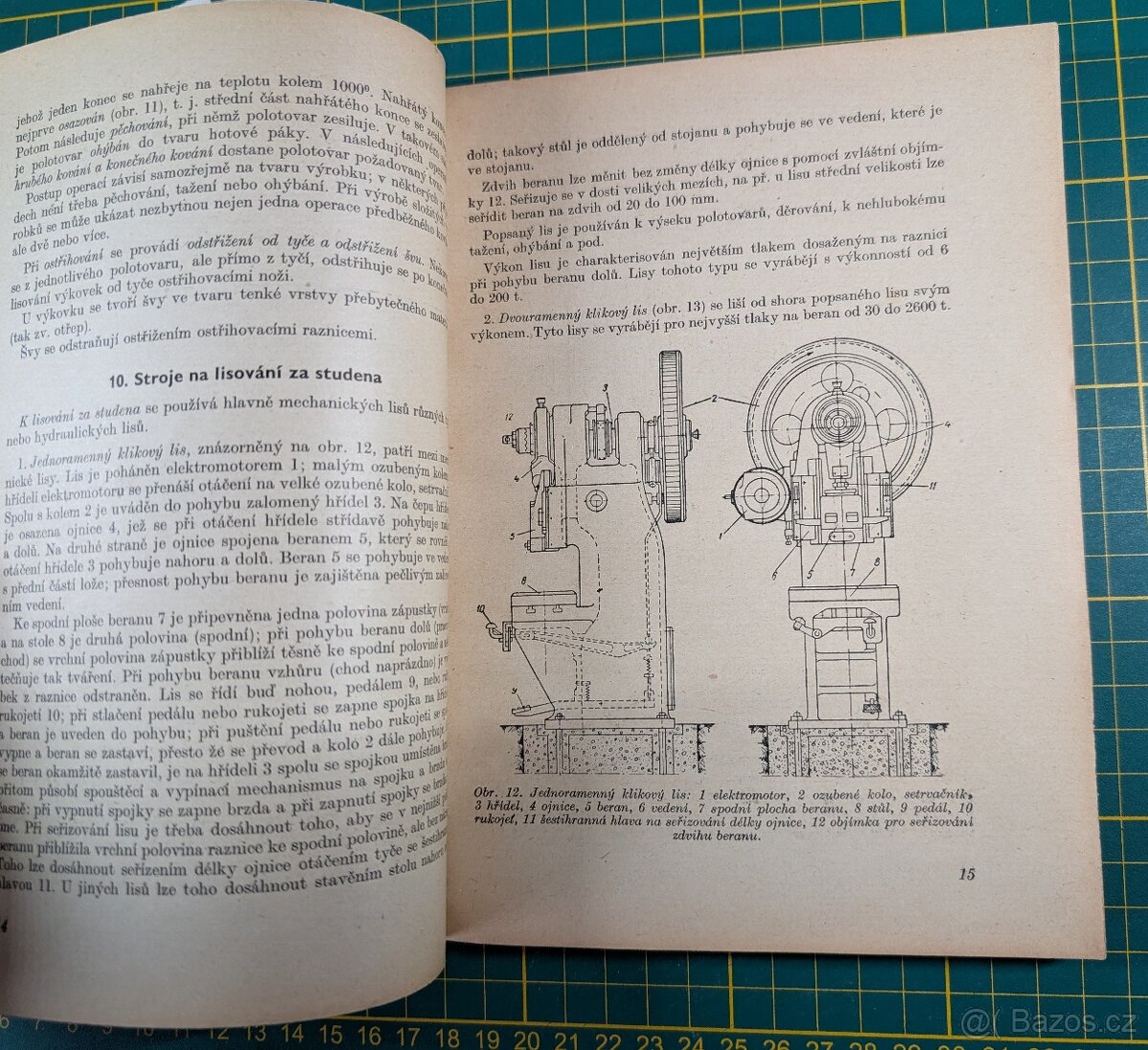 Výroba a oprava raznic a přípravků, 1952 - 4