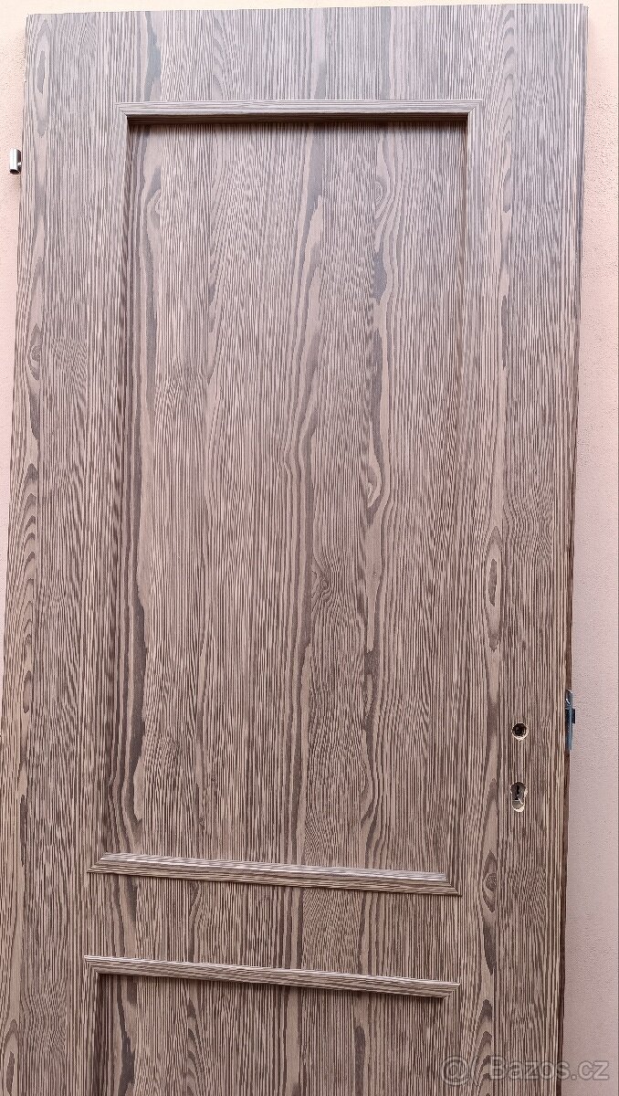 Nové nepoužité dveře - dekor opalované dřevo - 4