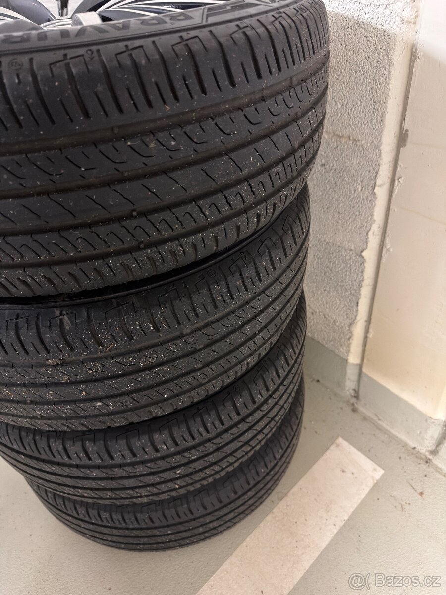 Originální kola VW Linas R16, letní Barum 205/55 R16 - 4