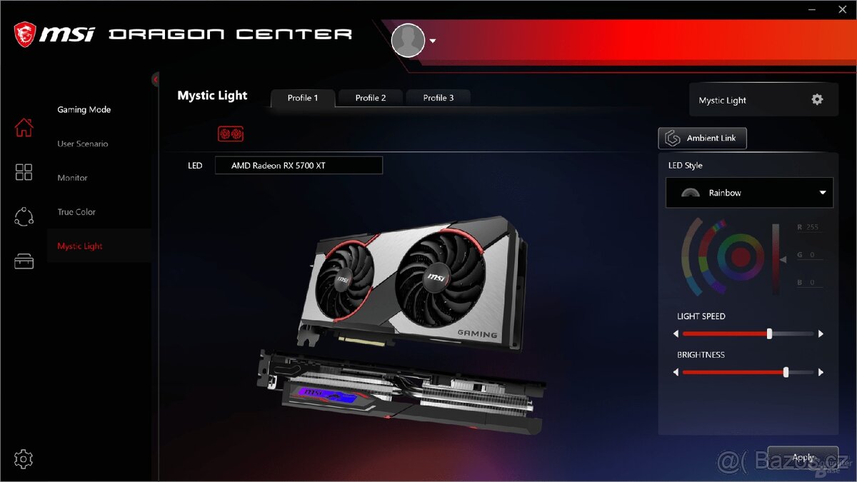 Grafická karta : MSI Radeon RX 5700 XT GAMING X - super stav - 4