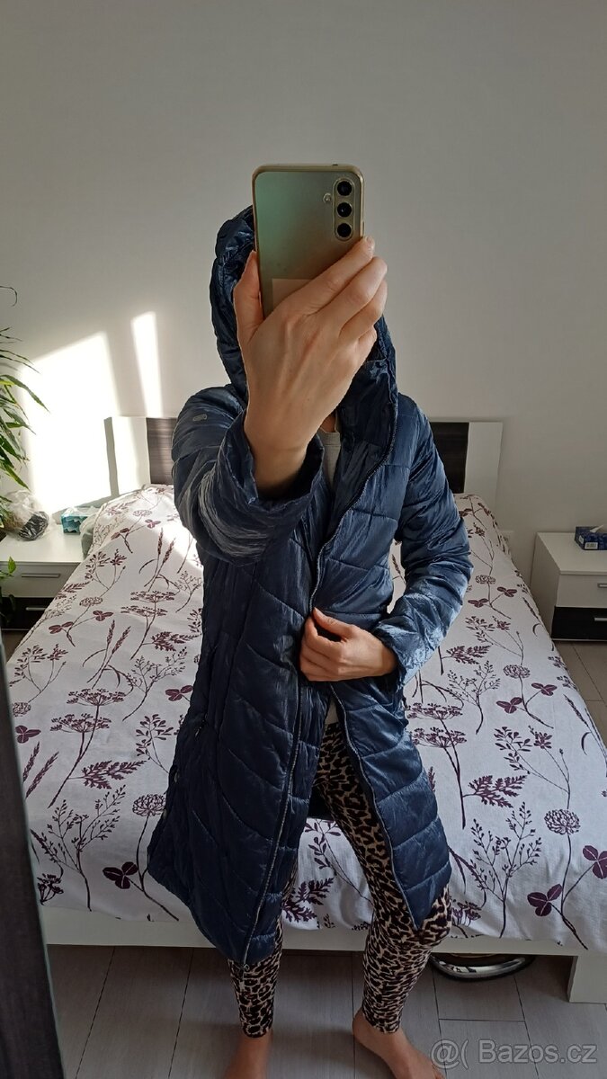 Zimní prošívaný kabát/ bunda - 4