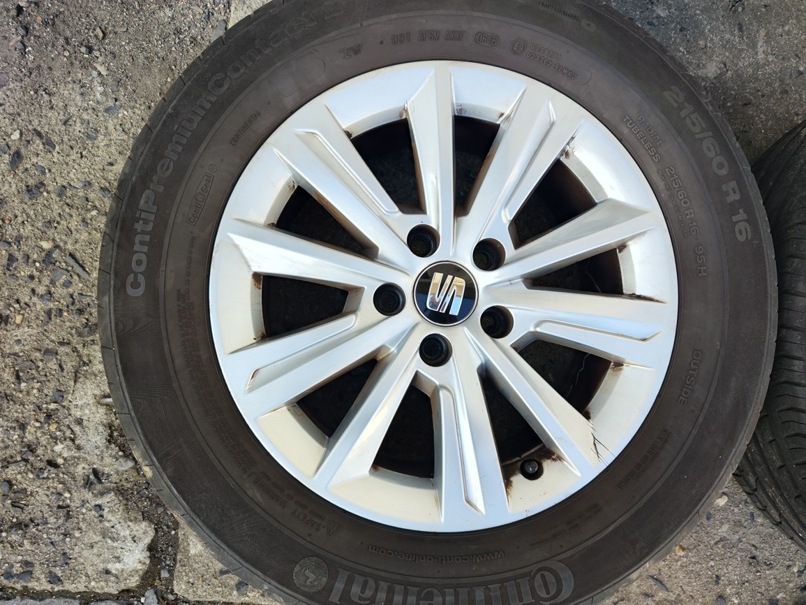 16"letní alu sada 5x112 origo Seat Alhambra VW Sharan 215/6 - 4