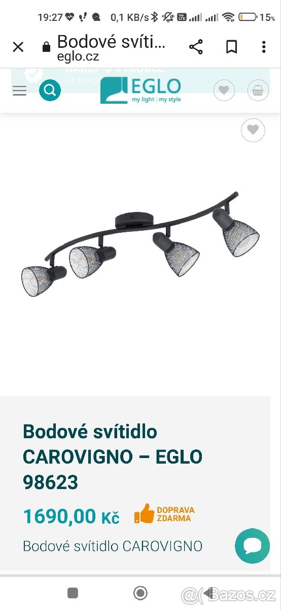 Stropní bodové světlo EGLO - 4