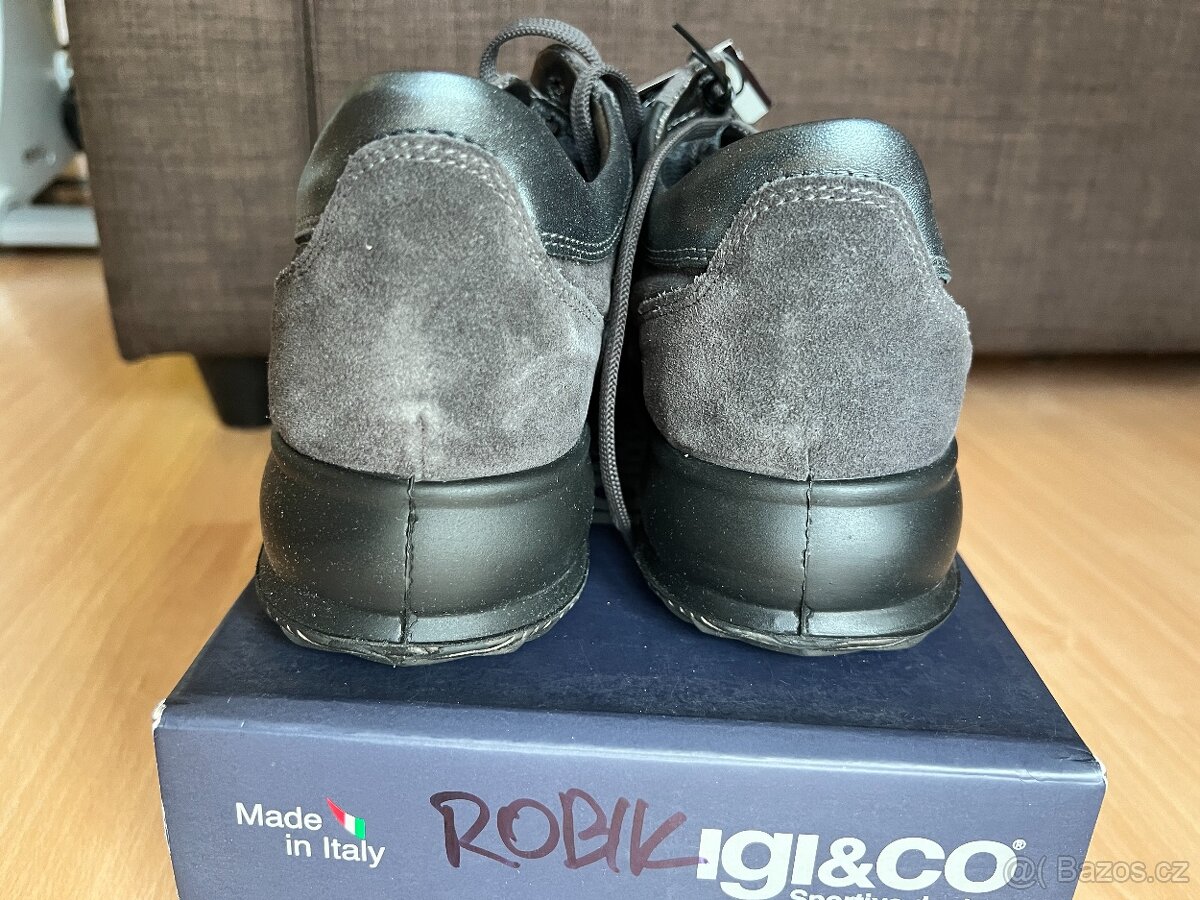 Nové pánské boty GoreTex,nepromokavé boty, vel. 41 šedá kůže - 4