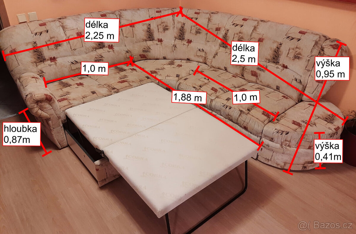 Rohová sedací souprava - 4