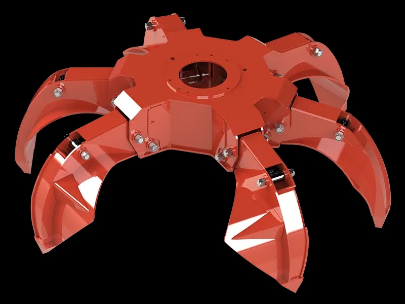 Hydraulická ruka - polypový drapák pro kovošrot - 4