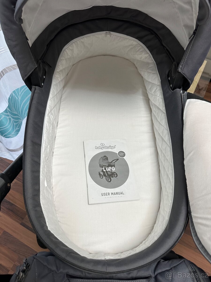 Kočárek Baby Design graphite - 4