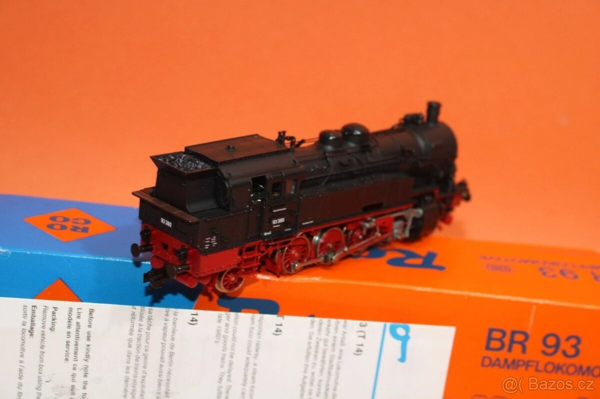 H0 Roco 04122E parní lokomotiva řady 93 DB, orig. obal. - 4