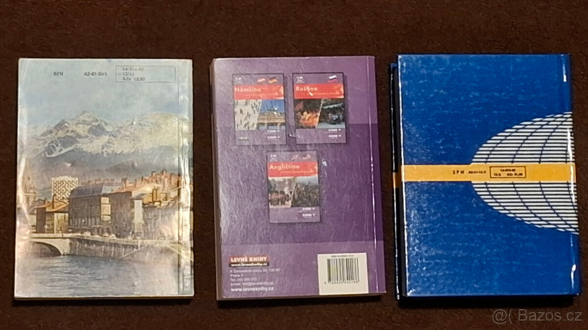 Francouzština + fracouzská konverzace + slovník - 4