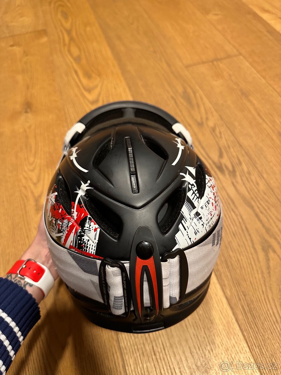 Lyžařská přilba s brýlema vel. L - 4