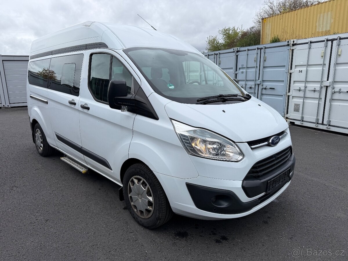 Ford Transit Custom 2016 2,2tdci 92kw 224tkm 9 míst serviska - 4