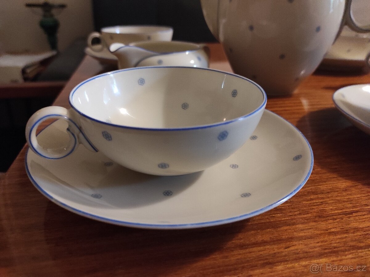 Čajová souprava - starožitnost - 4