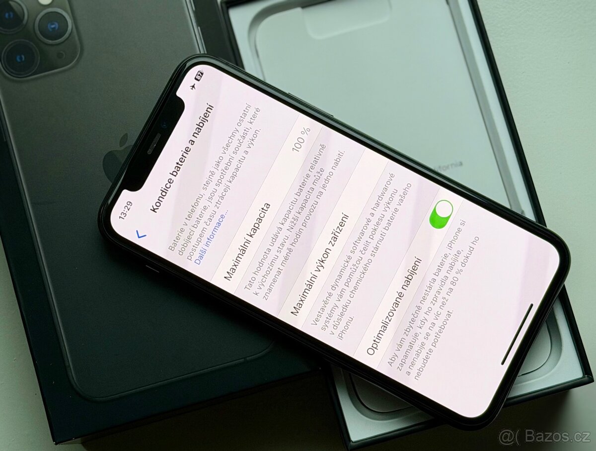 iPhone 11 Pro Max Space Gray BATERIE 100% TOP - 4