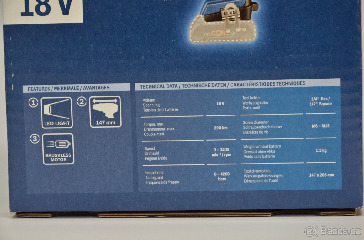 Bosch nový rázový utahovák - 4