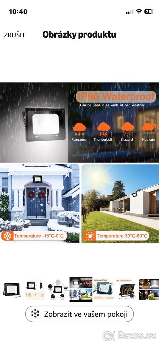 Venkovní LED světlo - 4