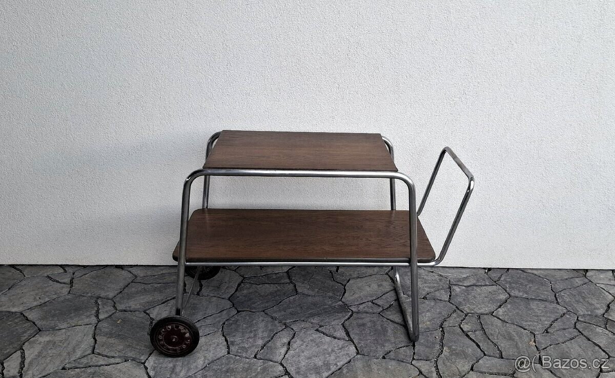 Funkcionalistický servírovací stolek - UP závody/bauhaus - 4