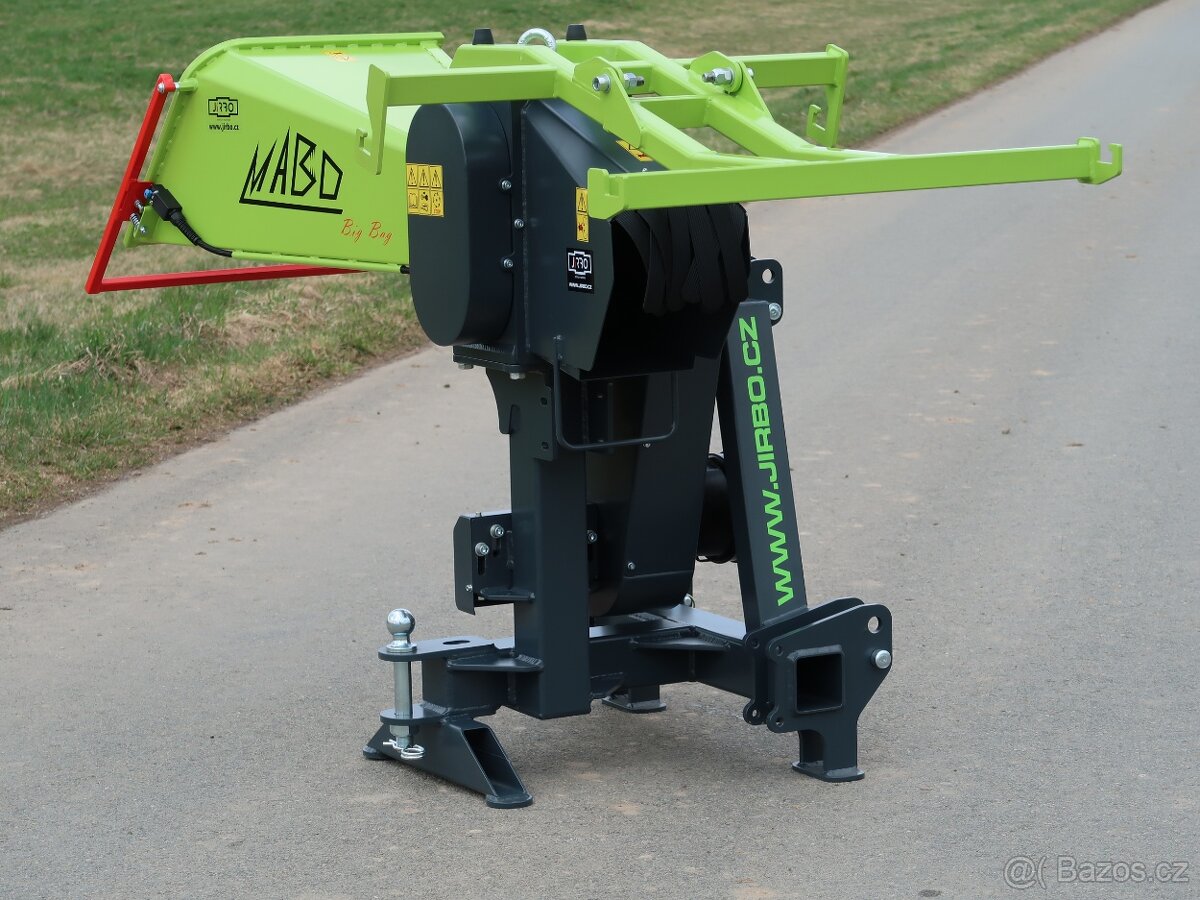 Štěpkovač špalíkovač za traktor s řemenovým převodem - 4